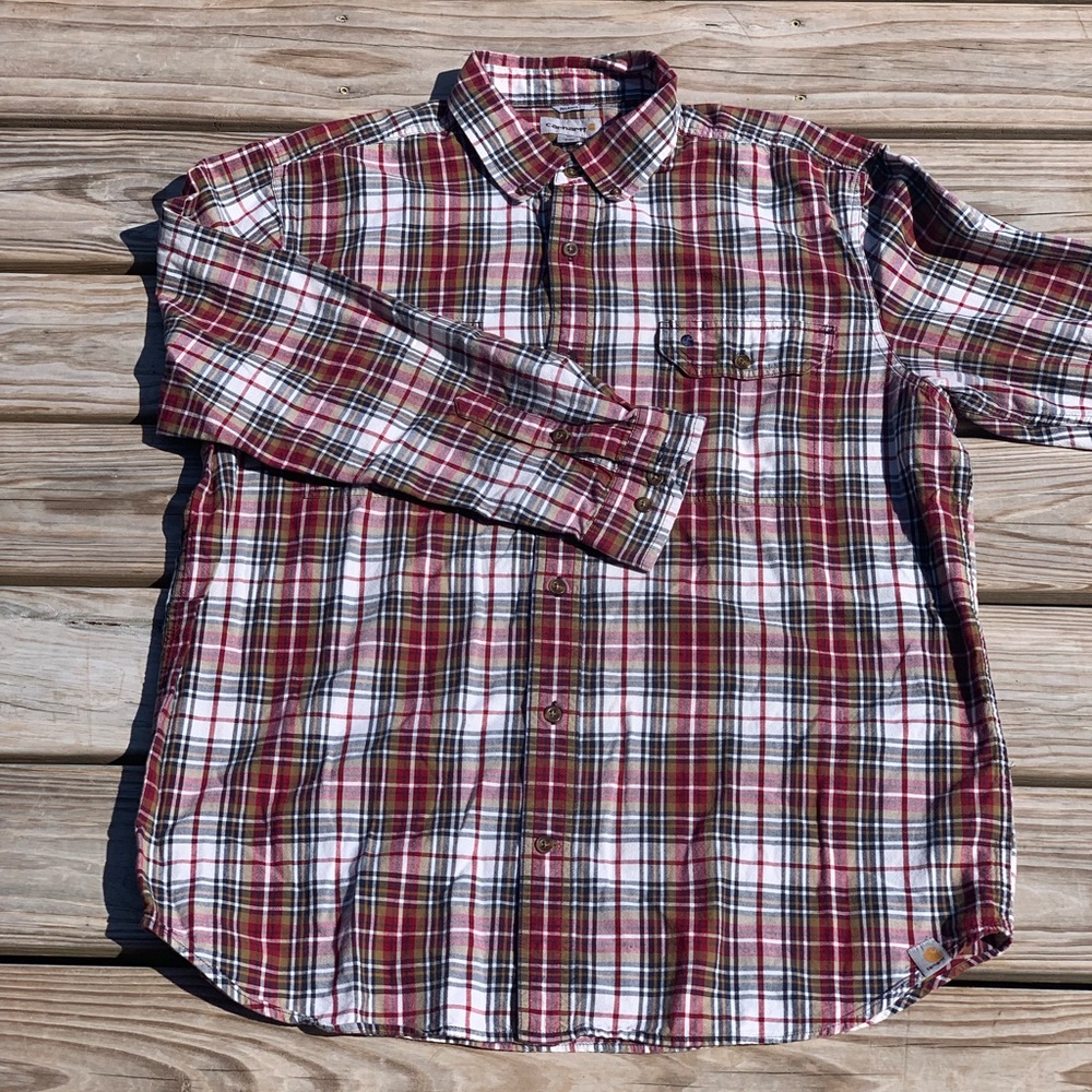 Carhartt Button up Long Sleeve Relaxed  SHIRT XL